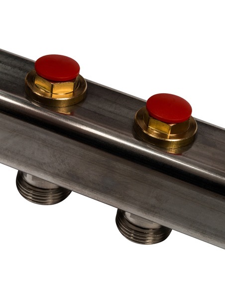 Коллектор STOUT из нержавеющей стали без расходомеров 5 вых.