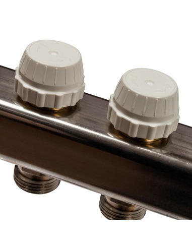 Коллектор STOUT из нержавеющей стали без расходомеров 5 вых.