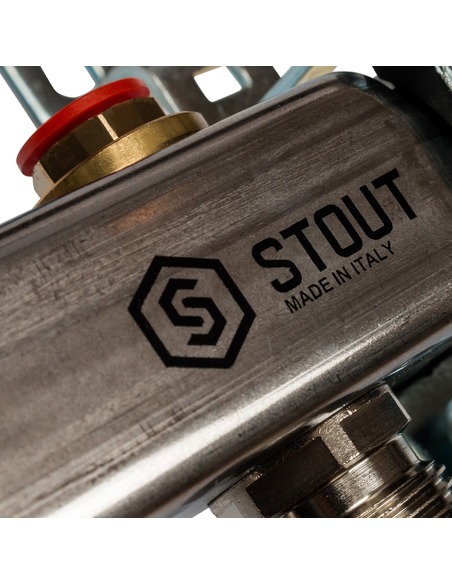 Коллектор STOUT из нержавеющей стали без расходомеров 5 вых.