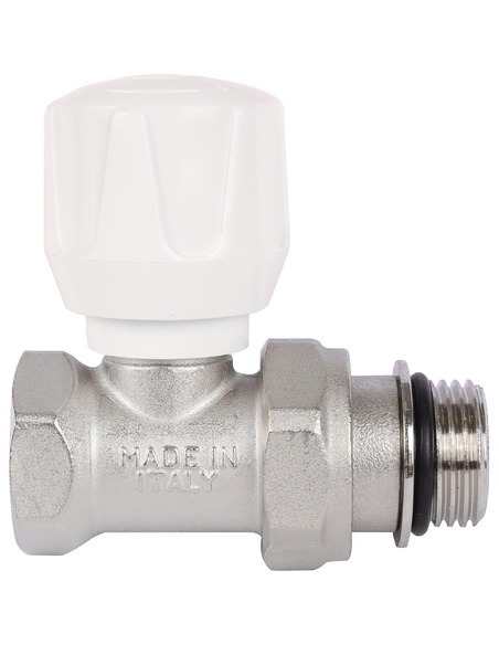 Клапан ручной терморегулирующий STOUT 1/2" прямой с дополнительным уплотнением