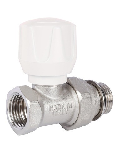 Клапан ручной терморегулирующий STOUT 1/2" прямой с дополнительным уплотнением