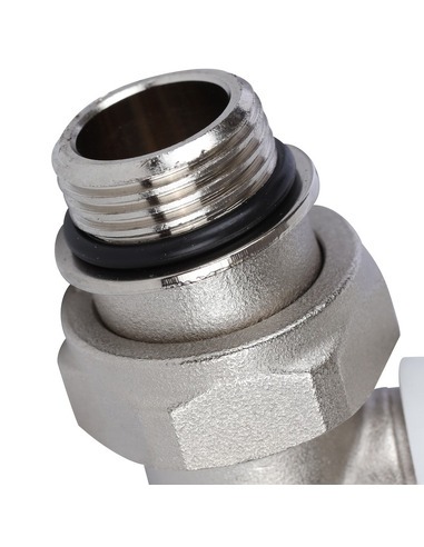 Клапан ручной терморегулирующий STOUT 1/2" прямой с дополнительным уплотнением