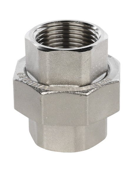 Разъемное соединение "американка" никелированное STOUT 1" ВР-ВР