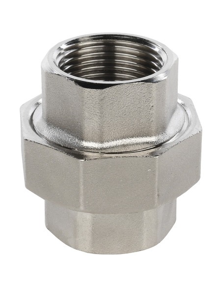 Разъемное соединение "американка" никелированное STOUT 1" ВР-ВР