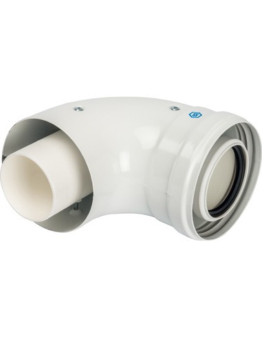 Адаптер котла STOUT Ø60/100 - 90° (Vaillant, Ariston) конденсац.