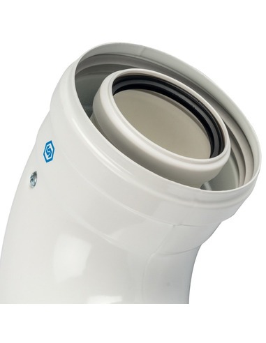 Адаптер котла STOUT Ø60/100 - 90° (Vaillant, Ariston) конденсац.