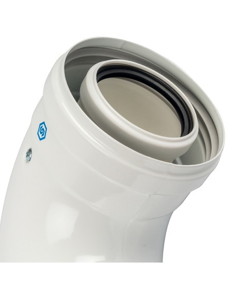 Адаптер котла STOUT Ø60/100 - 90° (Vaillant, Ariston) конденсац.