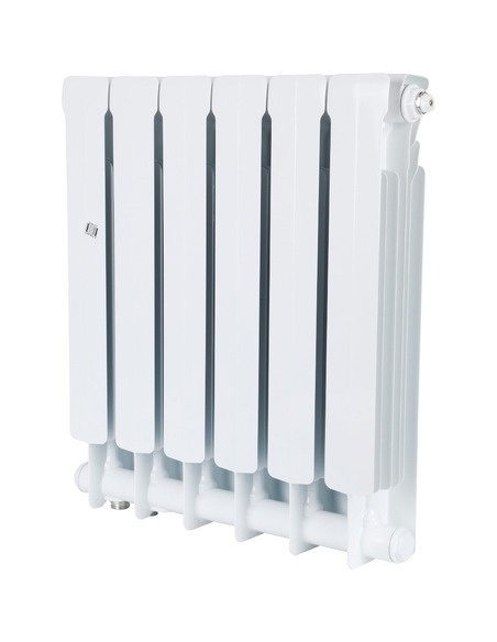 Биметаллический радиатор STOUT Space 500 х6 нижн. подкл.