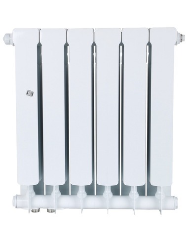 Биметаллический радиатор STOUT Space 500 х6 нижн. подкл.