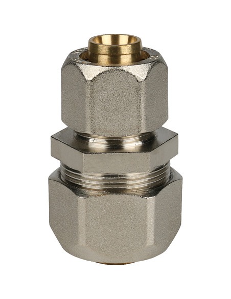 Муфта переходная STOUT 26х20 для металлопластиковых труб обжим