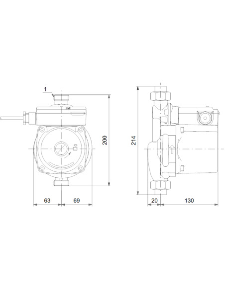 Насос повышения давления Grundfos UPA 15-120