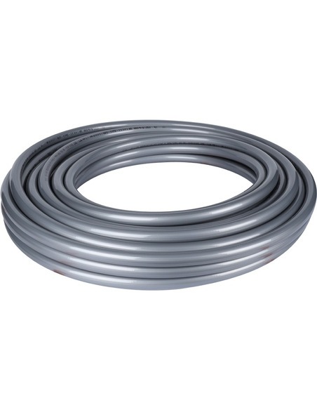 Труба из сшитого полиэтилена STOUT 25х3,5 PE-Xa/EVOH серая (бухта 30 м)