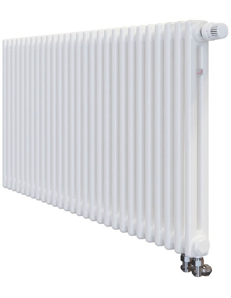 Радиатор трубчатый Zehnder Charleston 2056/28 V001/V002 1/2" RAL9016 (кроншт. в компл.)