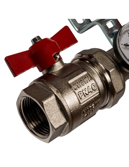 Коллектор STOUT из нержавеющей стали в сборе с расходомерами 5 вых.