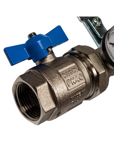 Коллектор STOUT из нержавеющей стали в сборе с расходомерами 5 вых.