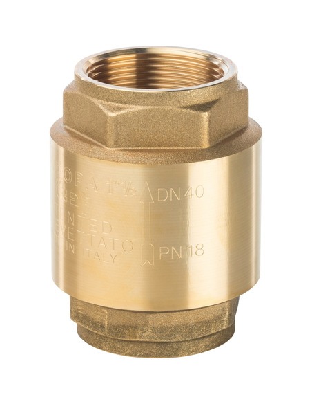 Клапан обратный STOUT 1 1/2" с металлическим седлом