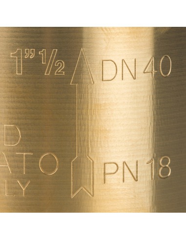 Клапан обратный STOUT 1 1/2" с металлическим седлом