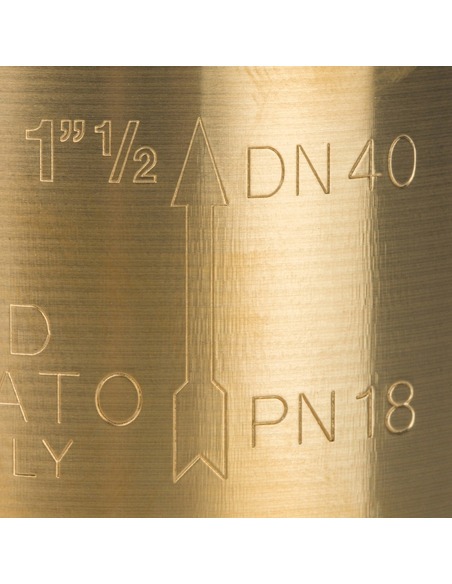 Клапан обратный STOUT 1 1/2" с металлическим седлом