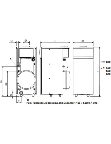 Газовый котел BAXI SLIM 1.150 i