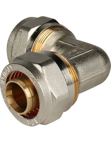 Угольник STOUT 26х90° для металлопластиковых труб обжим