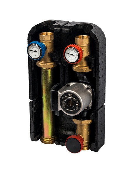 Насосная группа STOUT с прямым контуром 1 1/4" с насосом