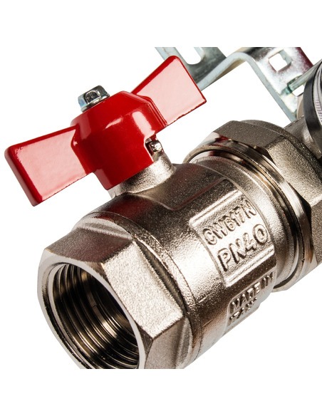 Коллектор STOUT из нержавеющей стали в сборе с расходомерами 2 вых.