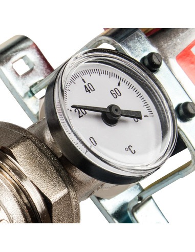 Коллектор STOUT из нержавеющей стали в сборе с расходомерами 2 вых.