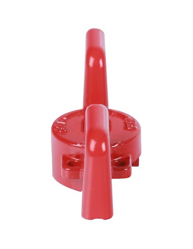 Ручка-бабочка STOUT для шарового крана 1/2"-3/4" (красная)