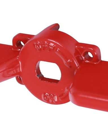 Ручка-бабочка STOUT для шарового крана 1/2"-3/4" (красная)