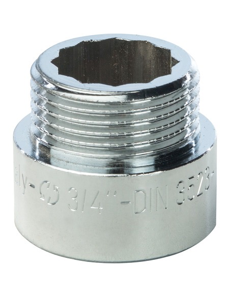 Удлинитель хромированный STOUT 3/4"х15 ВР-НР