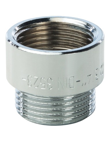 Удлинитель хромированный STOUT 3/4"х15 ВР-НР