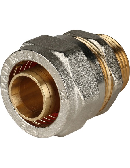 Переходник STOUT 26x3/4" НР для металлопластиковых труб обжим