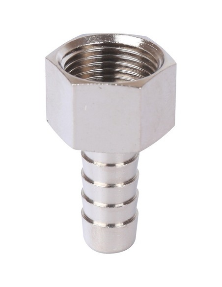 Штуцер никелированный STOUT 3/8"х10 ВР  Штуцер никелированный STOUT 3/8"х10 ВР