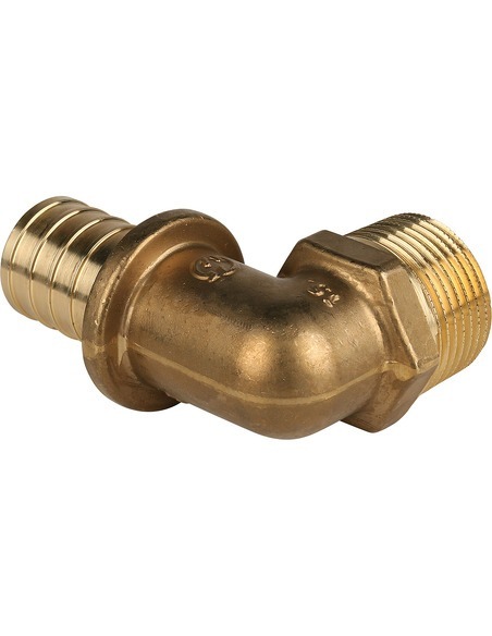 Угольник STOUT 32x1" НР для труб из сшитого полиэтилена