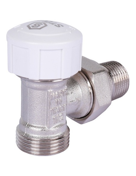 Клапан термостатический STOUT 1/2"х3/4" ЕК угловой