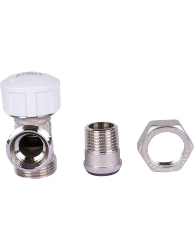 Клапан термостатический STOUT 1/2"х3/4" ЕК угловой