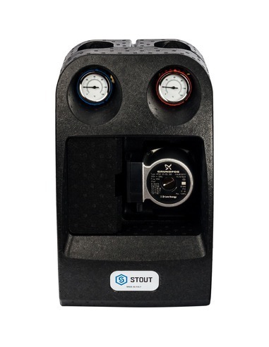 Насосная группа STOUT с приводным смесителем 1" с насосом (реверс)