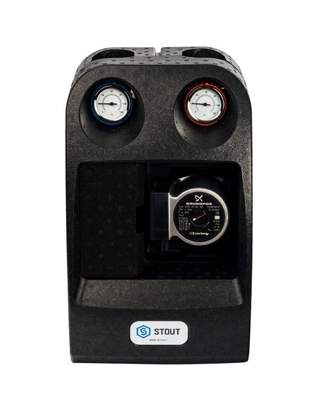 Насосная группа STOUT с приводным смесителем 1" с насосом (реверс)