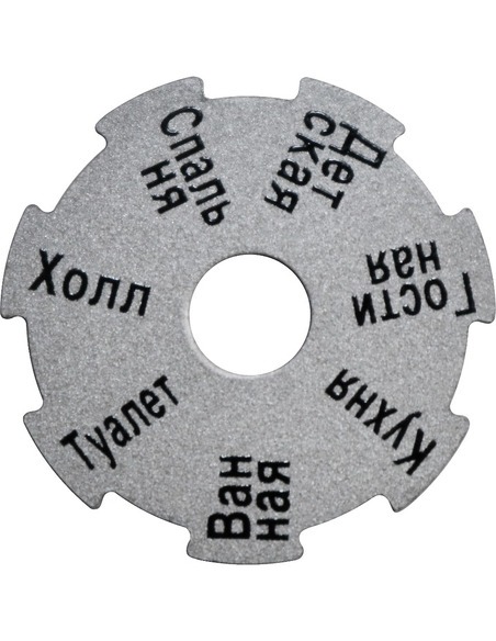 Информационный диск STOUT для распределительных коллекторов