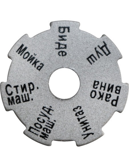 Информационный диск STOUT для распределительных коллекторов