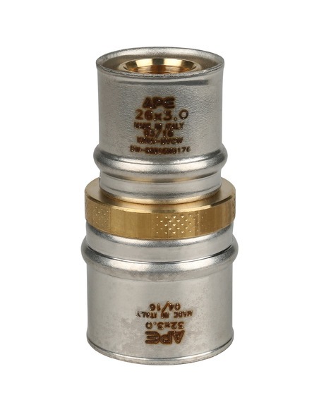 Муфта переходная STOUT 32х26 для металлопластиковых труб пресс