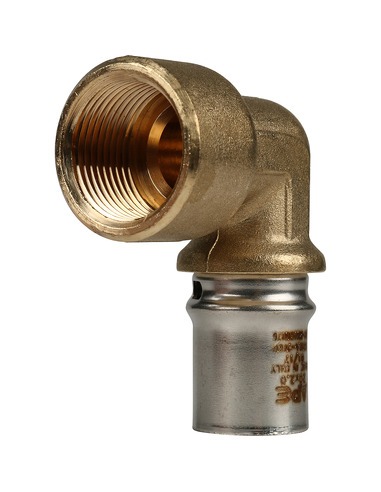 Угольник STOUT 20x3/4" ВР для металлопластиковых труб пресс