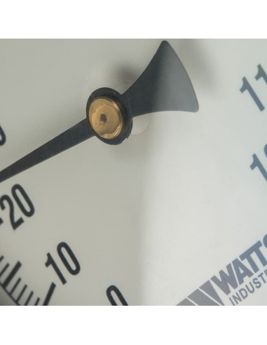 Термометр биметаллический Watts F+R801 OR 100 мм, 0-120ºС погружной, гильза 75 мм