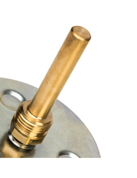 Термометр биметаллический Watts F+R801 OR 100 мм, 0-120ºС погружной, гильза 75 мм