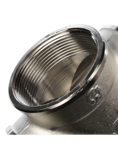 Тройник никелированный STOUT 2" ВР