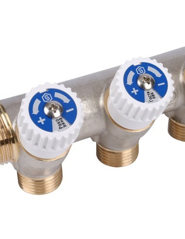 Коллектор распределительный STOUT 3/4", 4 вых. 1/2"