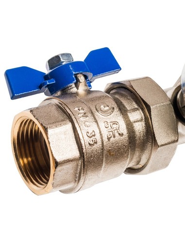 Коллектор STOUT из латуни в сборе без расходомеров 11 вых.