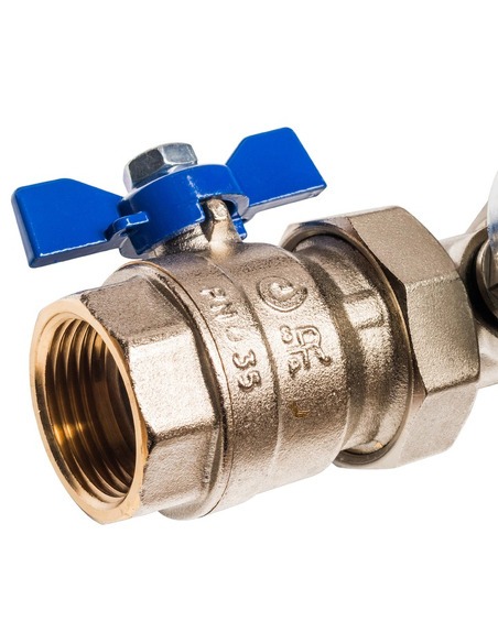 Коллектор STOUT из латуни в сборе без расходомеров 11 вых.