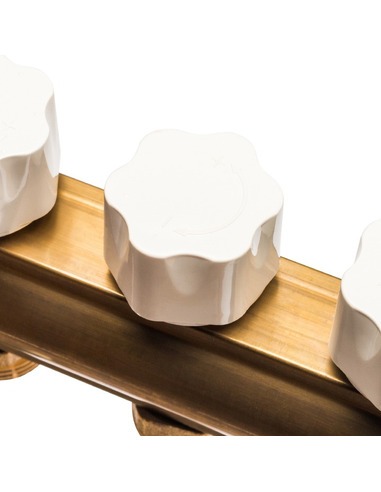 Коллектор STOUT из латуни в сборе без расходомеров 11 вых.