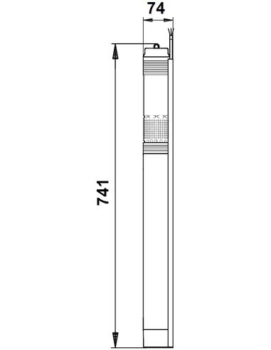 Насос скважинный Grundfos SQE 2-55 комплект